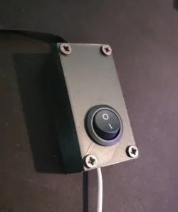 Cable switch box for round switch