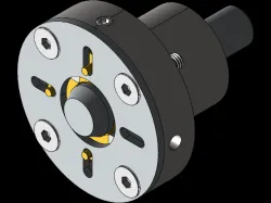 Clam collet chuck