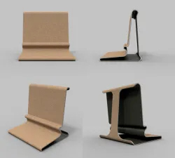 Composite Work Station - Cork and Carbon