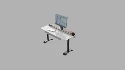 Computer Table with Hydraulic height adjust
