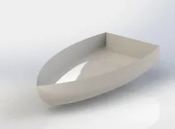 Coque type voilier - Sailboat type hull