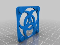 Cover, fan cover 40mm, blank