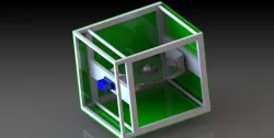 Cube satellite with gyro