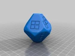D10 and D4 for Balance Tetris Game