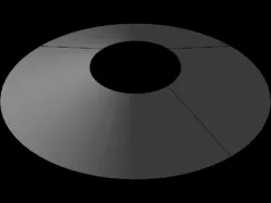 Decorative conic ring