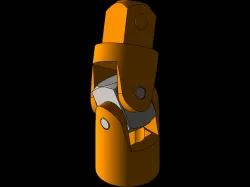 Design and assembly of Universal joint in SolidWorks