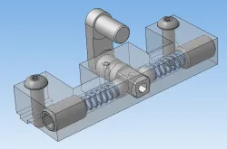 Difficult lever of conveyer meter