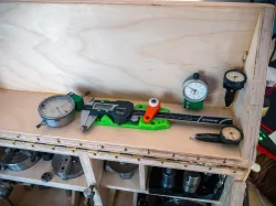 Digital caliper holder