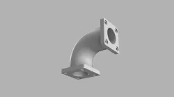 Elbow joint of a pipe