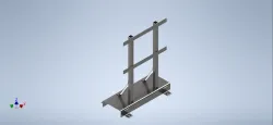 Electrical Panel Support Structure Double Support