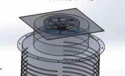 Evaporative cooling tower