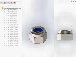 Fiberli Somun - DIN 985 Nylon Insert Lock Nut