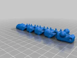 Flexi baby snake keychain