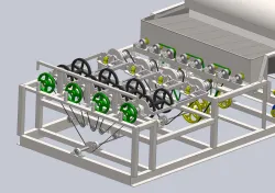 Fully automatic coir rope making machine