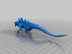 godzilla 1998 ball joint figure V1