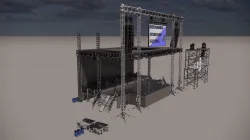 Hydrogen fuel cell for festivals