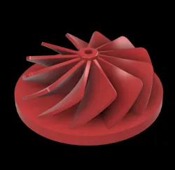 Impeller fan (2.5mm hole)
