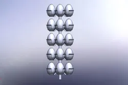 insert for automatic egg-cooker