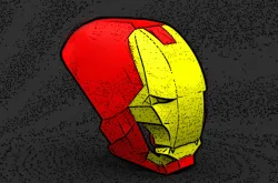 Ironman helmet - Sergio CAD CAM.