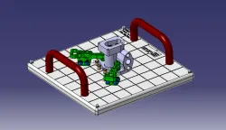 JIG & Fixture of an oil pump housing