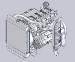 Kohler 23 HP Diesel Engine With Electric Start KDW1404