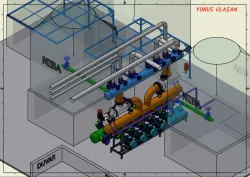 KOMPRESÖR DAİRESİ FİLTERNOX FLİTRE MONTAJI COMPRESSOR ROOM FİLTERNOX FILTER ASSEMBLY