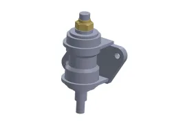 Lada reinforced idle steering arm with tapered bearing