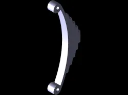 Leaf spring design in Catia