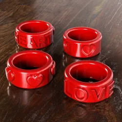 Love Heart rings