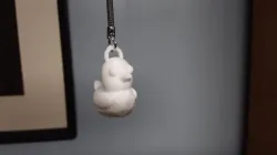 Low Poly Duck Keychain