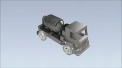 Machined Cement-Truck (Caminhão Betoneira SENAI)