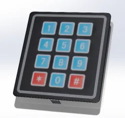 Membrane 3x4 Matrix Keypad