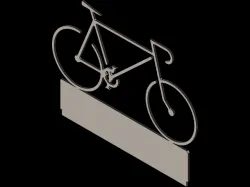 Modelo tipo bike plaqueta