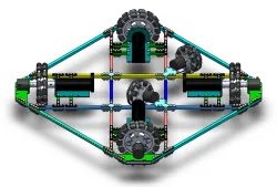 omni wheel robot base