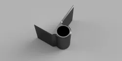Pen holder for desktop PC monitor