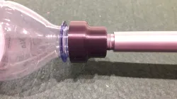 PET bottle to barrel thread adapter