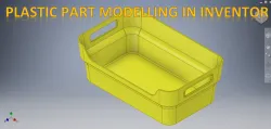 Plastic Part Modelling in Inventor || Inventor 3d Modelling || Inventor tutorial || 3DPart Modelling