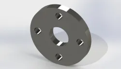 Plate flanges for welding DN40 PN40 EN 1092
