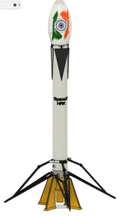 rocket with thrust vectoring system(DIY)