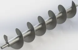 Rosca Helicoidal Transportadora - helical conveyor screw