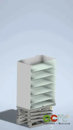 Scissor lift wine cellar repair.