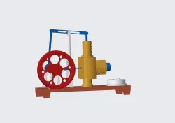 SCOTCH YOKE STIRLING ENGINE