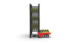 Sheet metal storage rack