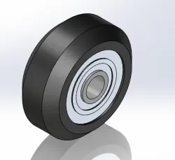 Simple hollow roller