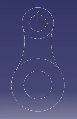 Sketcher Sample(2) in CATIA