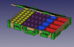 Sorting Storage Box With Removable Containers
