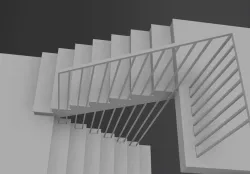 stairs, balustrade, handrail, fence, frame, ladder, library, openwork, terrace, balcony, decoration, glass, wooden, steel, schody, balustrada, poręcz, płot, rama, drabina, library, models, model, ażur, taras, balkon, ozdoba, szklana, drewniania