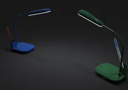 study table lamp with pens holder