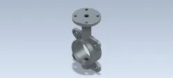 Studycadcam 3D CAD Exercise 277 Wafer butterfly valve / Autodesk Inventor Pro