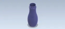 Studycadcam 3D CAD Exercise 397/ plastic bottle/ botella plastica/ Autodesk Inventor Pro